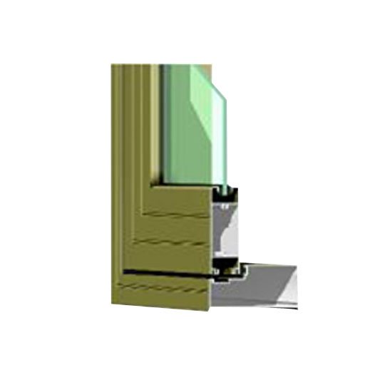 JinLan Aluminium Window Section Details HB93 Aluminium Window and Door Section image9